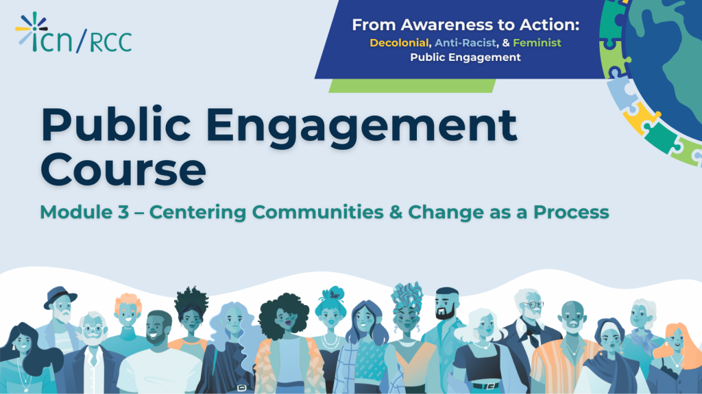 Module 3 – Centering Communities & Change as a Process